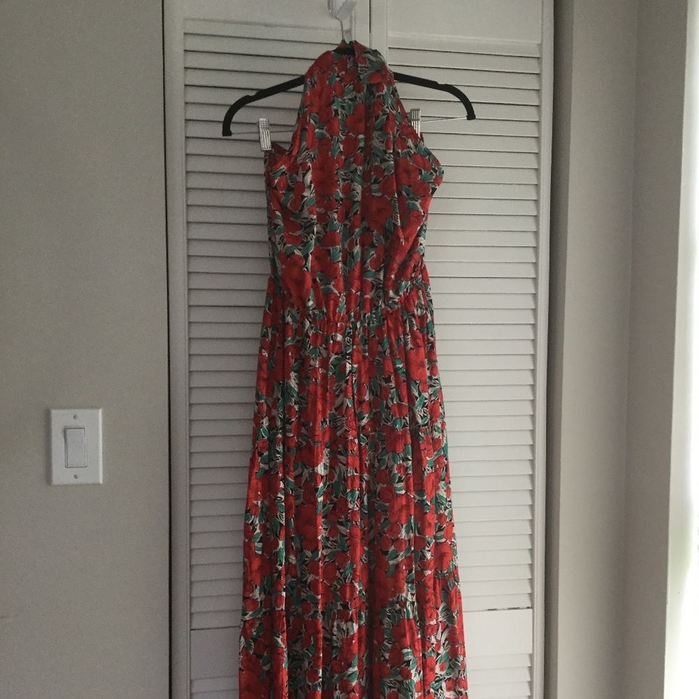 Sexy Halter dress with side bow
